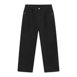 Basic Style Straight Casual Jeans For Men - WOMONA.COM