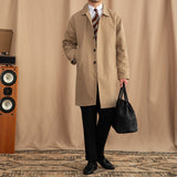 Business Casual Mid-length Trench Coat - WOMONA.COM