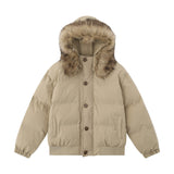 Fur Collar Hood Cotton Clothes Male - WOMONA.COM