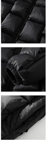 Men's Down Jacket Fashion Woven Style - WOMONA.COM