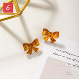 warm caramel earrings - WOMONA.COM