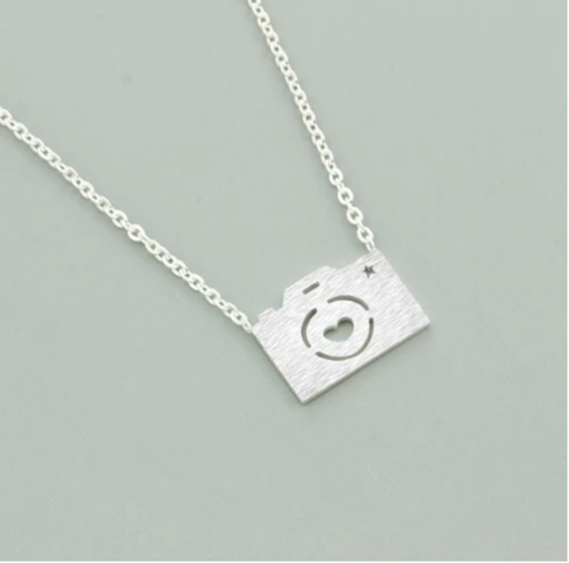 Fashion Love Camera Pendant Necklace Jewelry - WOMONA.COM