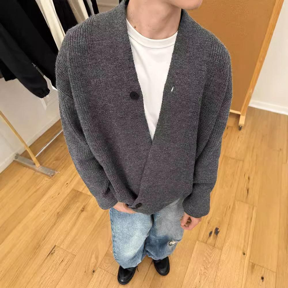 Sweater Cardigan Coat Men's Spring And Autumn - WOMONA.COM