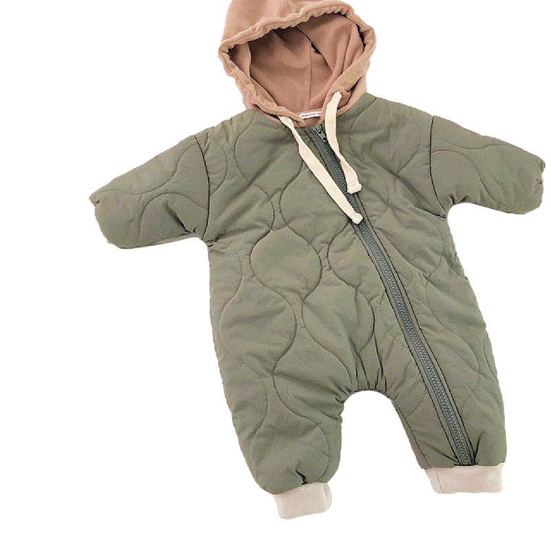 Baby Padded Quilted Kumpsuit Outing Clothes - WOMONA.COM