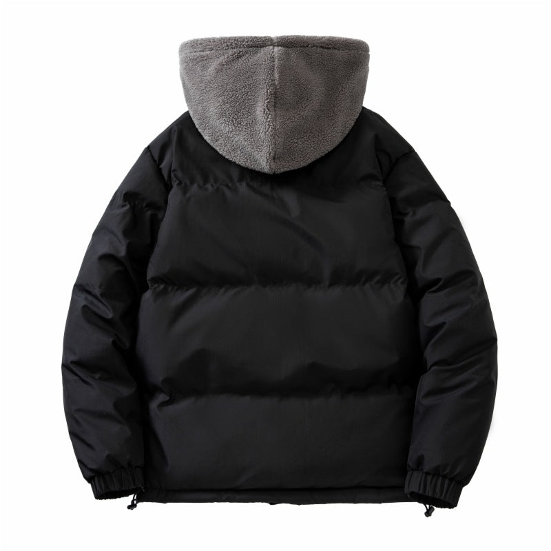 Fake Two Cotton Clothes Men Coat - WOMONA.COM