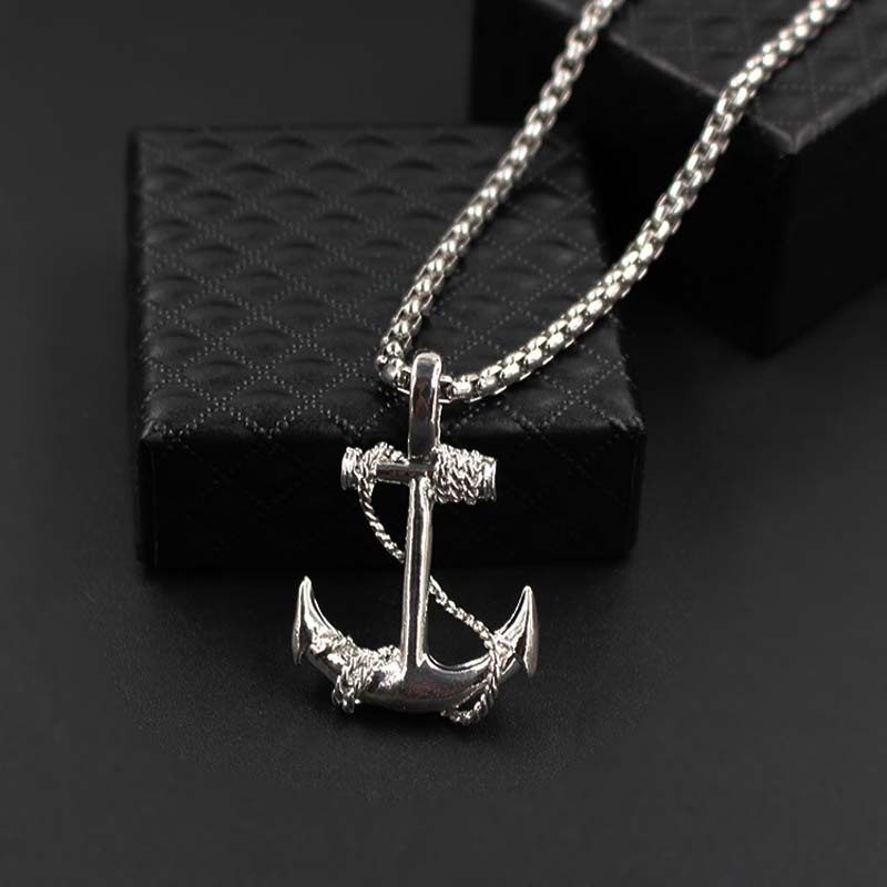 Anchor necklace - WOMONA.COM