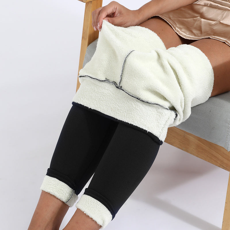 Oversized Cashmere Tight Thermal Pants - WOMONA.COM