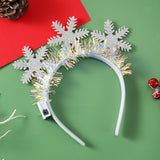 IPC Christmas Hair Band Glowing Headband Xmas Tree - WOMONA.COM