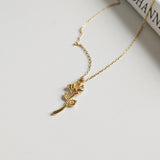 Rose Gold Necklace - WOMONA.COM