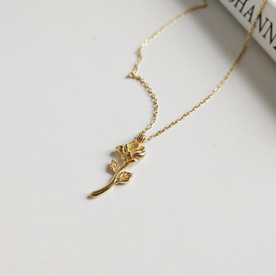 Rose Gold Necklace - WOMONA.COM