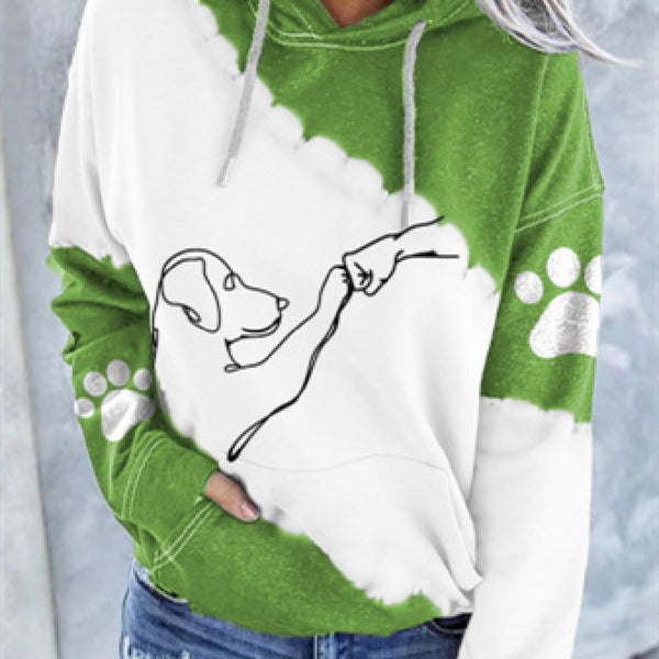 Women's Fashion Digital Printed Hoodie - WOMONA.COM