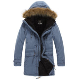 Men's Warm Overcoat Winter Coat Parka Cotton Jackets - WOMONA.COM