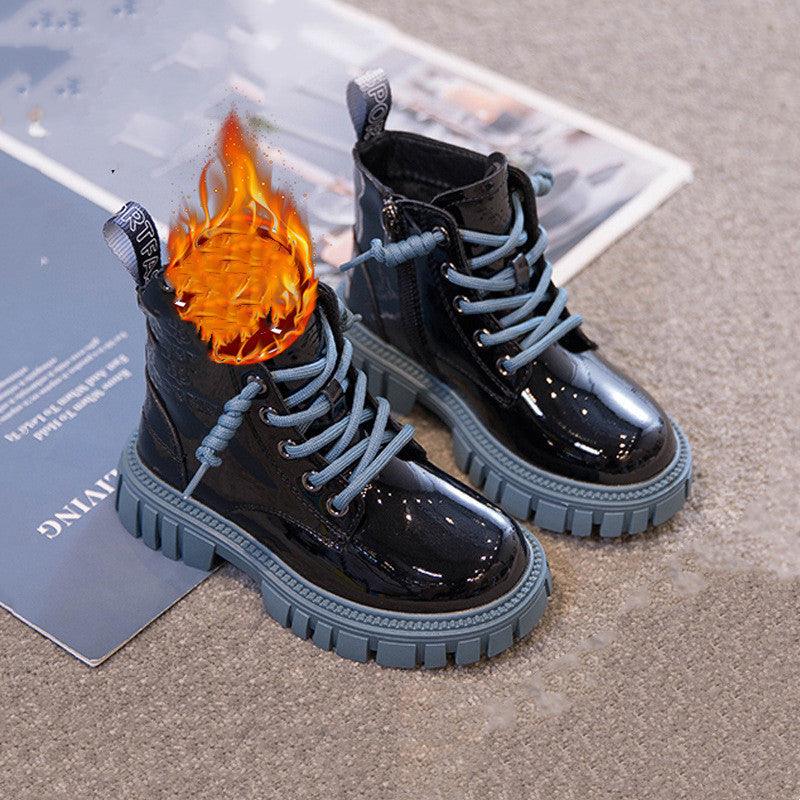 New Children's Plush Thermal Short Boots For Women - WOMONA.COM