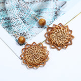 Rattan Handmade Bamboo Earrings - WOMONA.COM