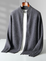 Thickening Stand Collar Cashmere Cardigan