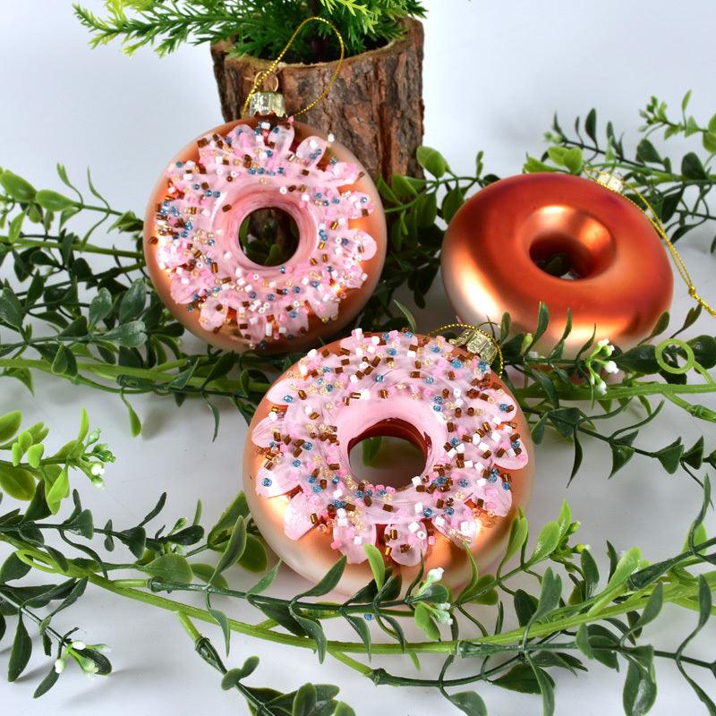 Christmas Donut or Wine Bottle Ornament
