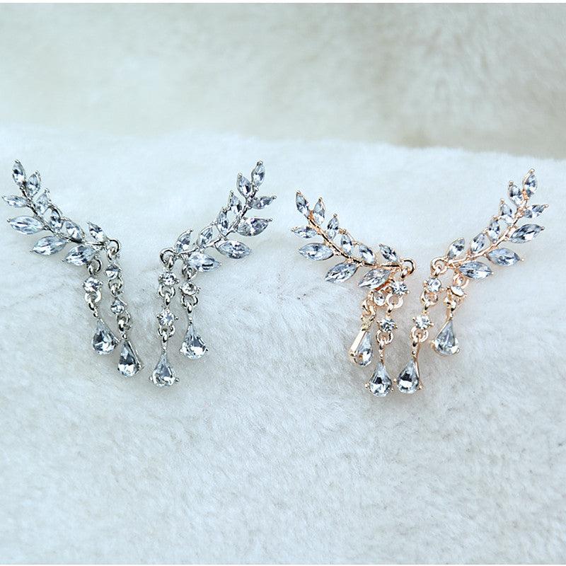 Geometric Long Tassel Earrings