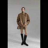 Loose Wide Retro British Trench Coat