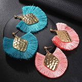 Exaggerated Bohemian fashion earrings - WOMONA.COM