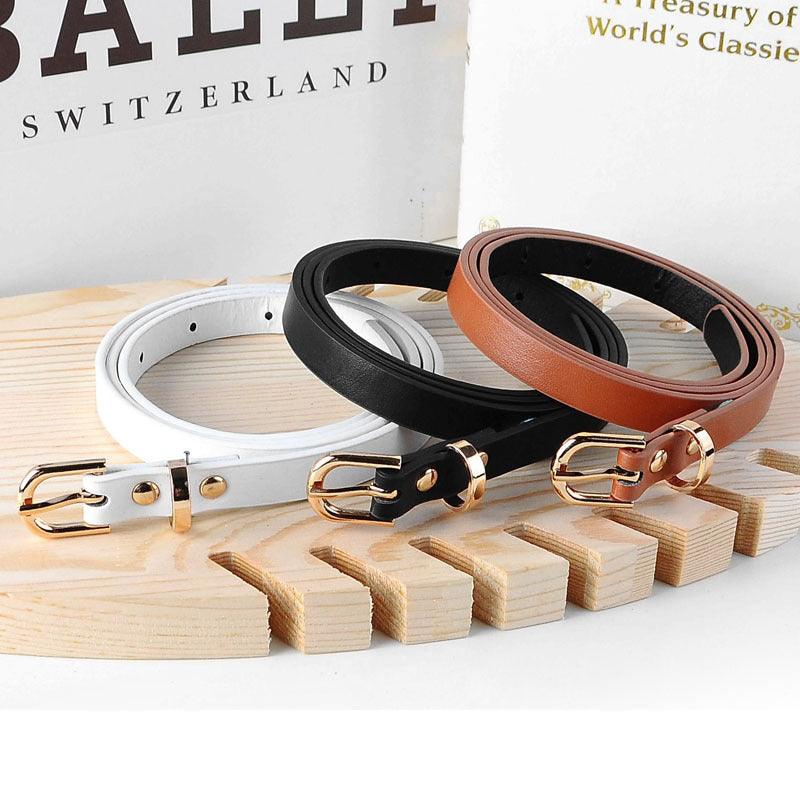 Ladies PU leather belt - WOMONA.COM
