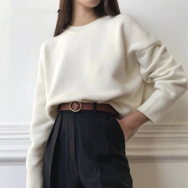 Long Elastic Sweaters Women - WOMONA.COM