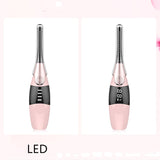 Rechargeable Fast Heating Eyelash Curler Makeup Curling Kit Long Lasting Natural Eye Lash Curler Eyelash Slender Clip Beauty - WOMONA.COM