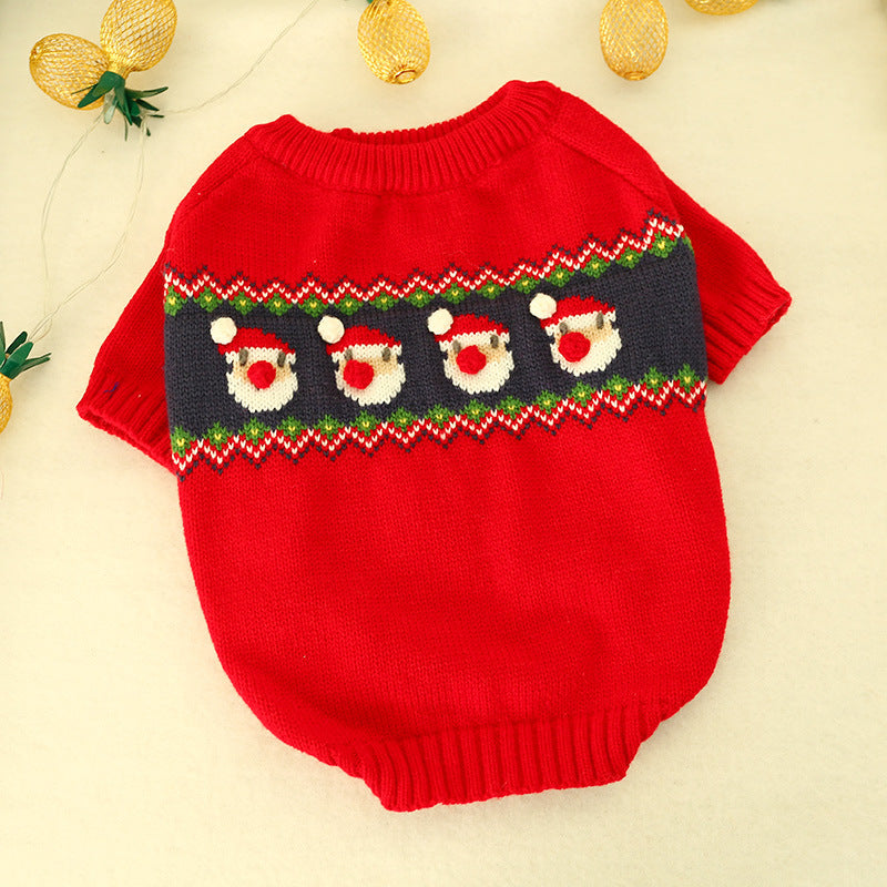 Pet christmas sweater - WOMONA.COM