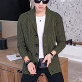 Men's Fashion Simple Sweater Coat - WOMONA.COM