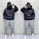 Men's Hooded Cotton-padded Jacket - WOMONA.COM