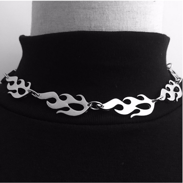 Flame necklace - WOMONA.COM