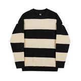 Striped Crewneck Sweater Men's Style - WOMONA.COM