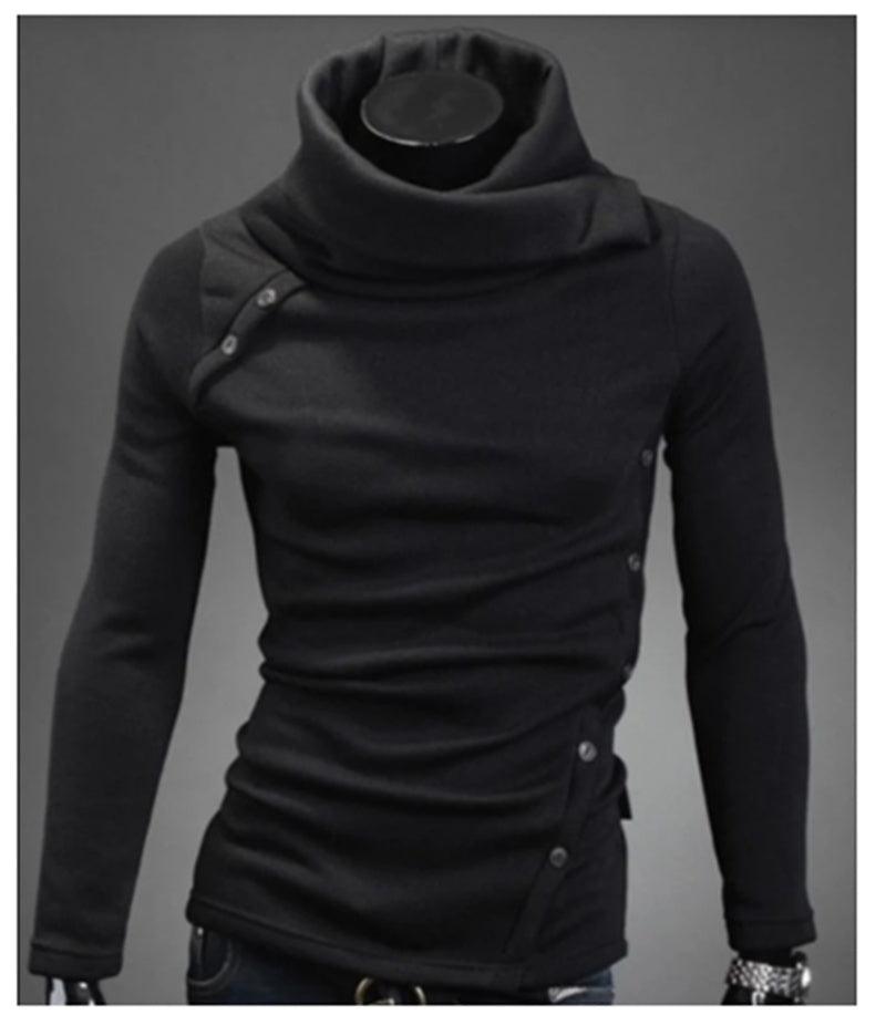 Turtleneck Sweaters For Men Arm Long Sleeves - WOMONA.COM