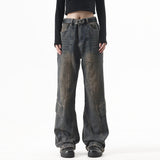 Washed Old Cargo Jeans Herren und Damen