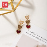 warm caramel earrings - WOMONA.COM