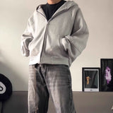 Heavyweight 500g Cardigan Hoodie For Men And Women