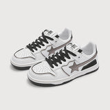 Contrast Color Sports Women's Versatile Retro Flat Casual Shoes - WOMONA.COM