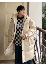 Men's Winter Mid-length Thick Warm Jacket - WOMONA.COM