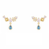 Zircon temperament star earrings - WOMONA.COM