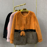 Faux Fur Coat Classic Style Slimming All-matching Western Style - WOMONA.COM