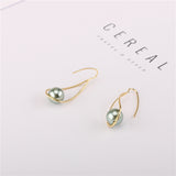 Korean Personalized Pearl Earrings - WOMONA.COM