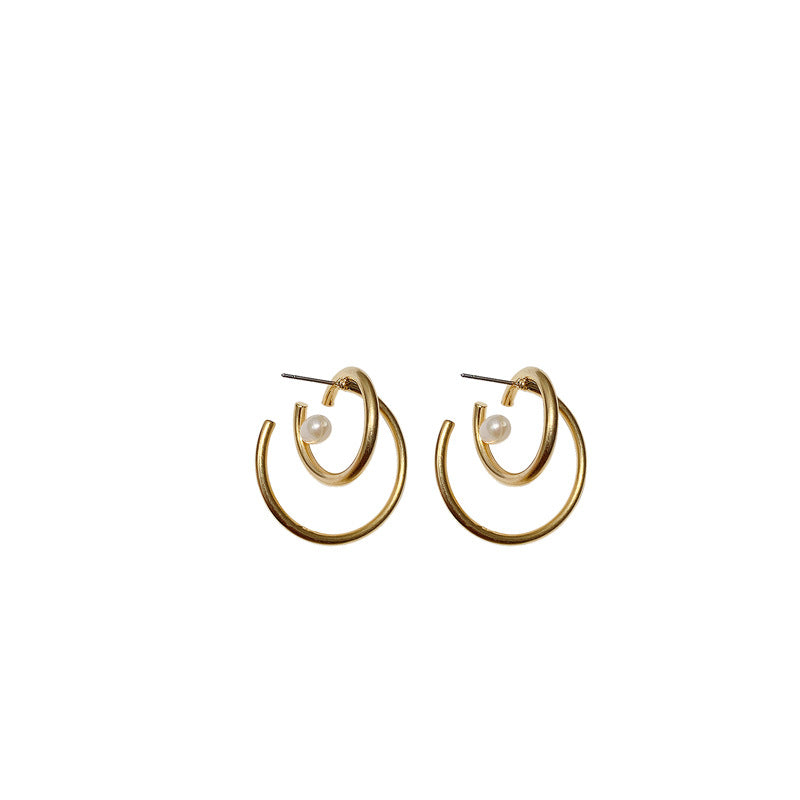 Coiled Circle Earrings - WOMONA.COM