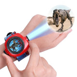 Cartoon Electronic Watch 3D Dinosaur 24 Picture Projection Watch - WOMONA.COM