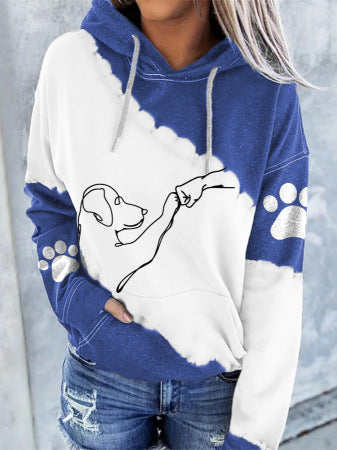 Women's Fashion Digital Printed Hoodie - WOMONA.COM