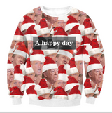 UGLY CHRISTMAS SWEATER Vacation Santa Elf Funny Womens - WOMONA.COM