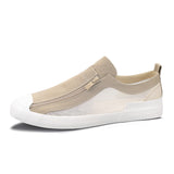 Trendy casual canvas sneakers - WOMONA.COM