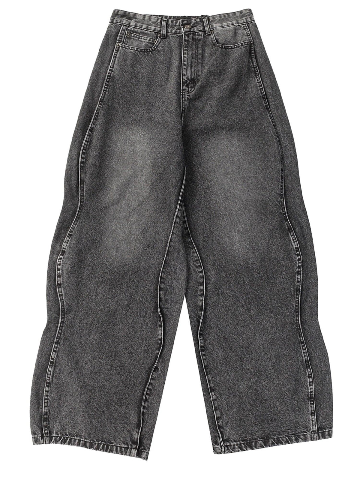 Men's Loose Mop Wide Leg Pants - WOMONA.COM