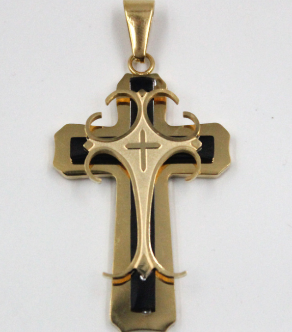 TL Stainless Steel Cross Pendant Necklaces - WOMONA.COM