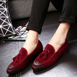 Pea shoes leather shoes for men - WOMONA.COM