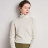 Pile up collared cashmere sweaters - WOMONA.COM