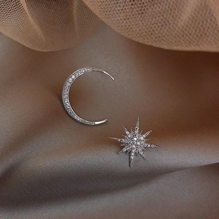 Star and Moon Earrings